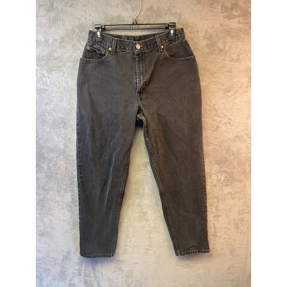 Levi's Juniors 550 Jeans 13 Reg Black Relaxed Tapered‎ Leg